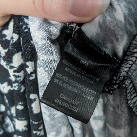 Animal print black and cream dress - Picture 5 of 5